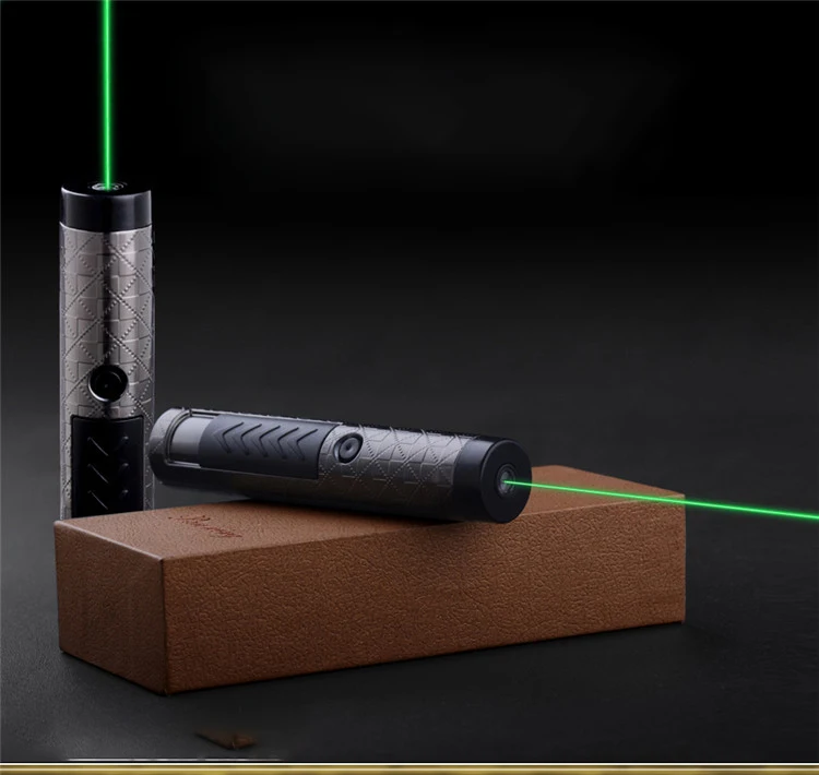 Вольфрамовая турбозажигалка USB Военная Зеленая лазерная Зажигалка Astronmy Puntero
