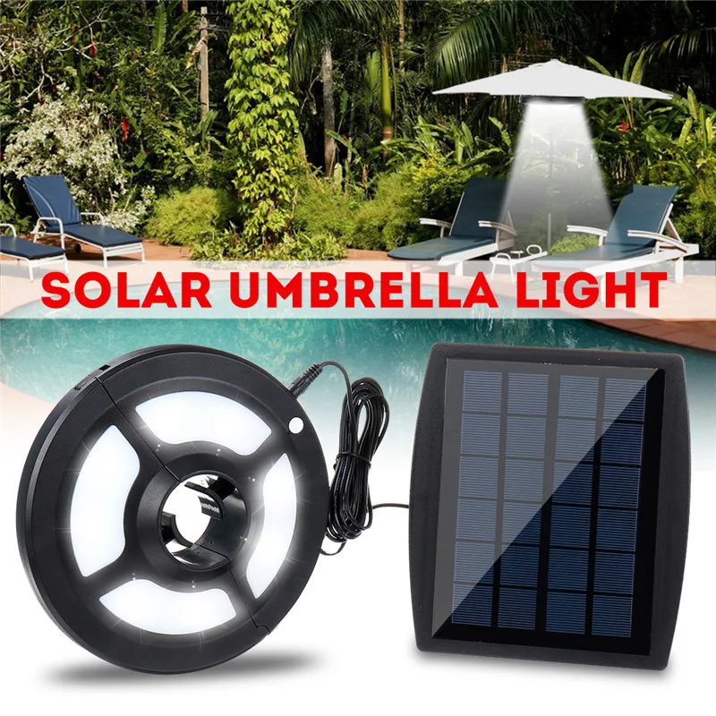 Smuxi Solar Umbrella Lights 36 Led 2modes Lighting With Usb Outdoor Patio Umbrella Pole Solar Lamp Camping Tent For Garden Beach Aliexpress