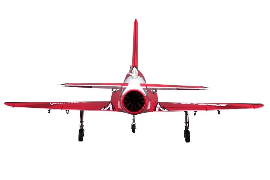 Радиоуправляемый самолет FMS футуристический красный 80 мм Ducted Fan EDF Jet