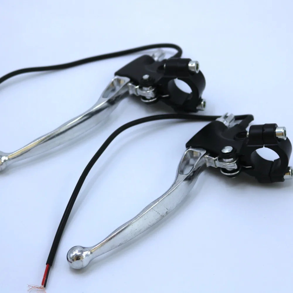 Top Whole Aluminum Alloy Brake Lever for Electric Bike, Ebike Brake Lever with Mirror Hole Easy Assembling 1