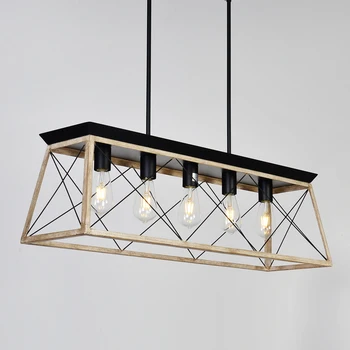 

Modern Metal Rectangular Chandeliers Hanging Lighting for Living room Dining room Hotel Restaurant Suspension Lustre