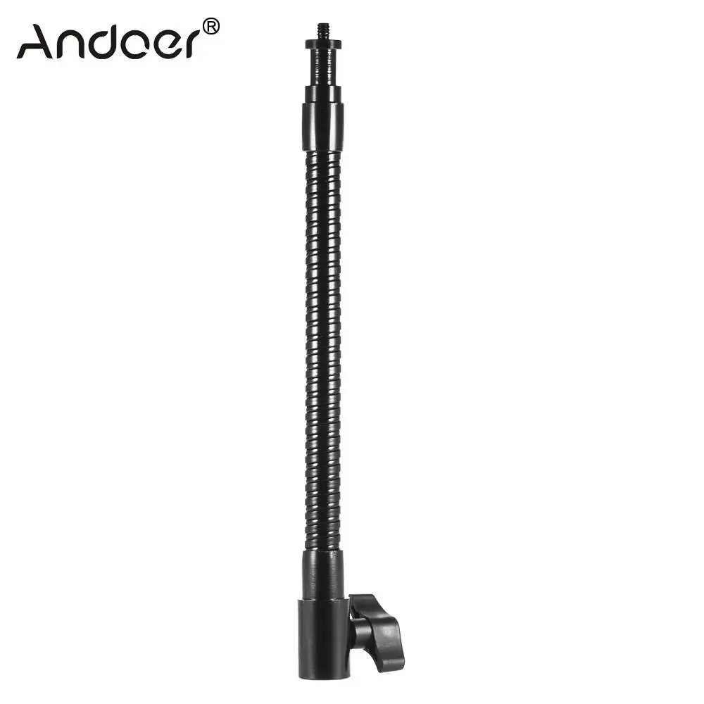 

26.5cm/10.4 Metal Light Stand Extension Arm LED Ring Light Stand Holder Monopod with 1/4" Screw Thread Photography Accessories