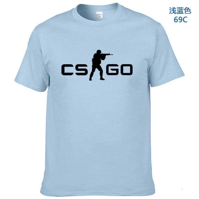 Мужская футболка Cs Go 2018 Counter Strike с глобальным нападением CSGO повседневная мужская