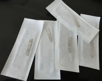 

20Pcs Tattoo Factory 0.6MM Thickness Tattoo Permanent Makeup Blades Common Permanent Makeup 14-Pin Needles Blades