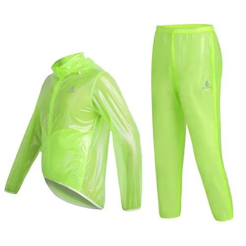 WOSAWE велосипедная Водонепроницаемая велосипедная Джерси одежда куртки одежда ветровка для езды на велосипеде куртка для улицы дождевик Maillot Jersey - Цвет: Зеленый