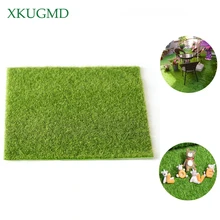 Миниатюрный садовое украшение 49x70 см из искусственного мха, сделай сам, гриб, ремесло, горшок, сказочный искусственный газон, трава для свадьбы, рождественские вечерние украшения