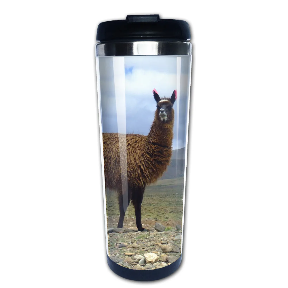 Wik ламы кружка для кофе открытый учитель tazas нержавеющая сталь стакан caneca чай