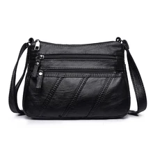 Casual Women's Washed Leather Handbags All-match Shoulder CrossBody Bags Ladies Messenger Bag Fashion Women Bags Casual Women's Washed Leather Handbags All-match Shoulder CrossBody Bags Ladies Messenger Bag Fashion Women Bags