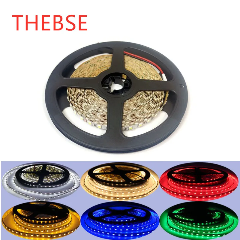 

DC 12 V 2835 RGB Waterproof 1M 2M 3M 4M 5M12V 60LED/M RGB Led Strip Tape Lamp Diode Flexible TV Backlight