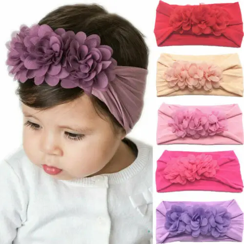 

Big Flower Toddler Baby Infant Girl Kids Headband Hair Band Headwear Accessories