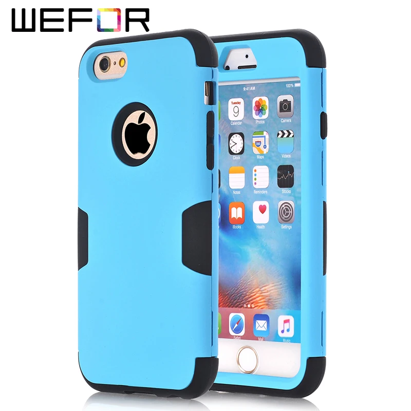 For iPhone 6 6S 4.7" Case,Nice Multi Colors Impact Armor