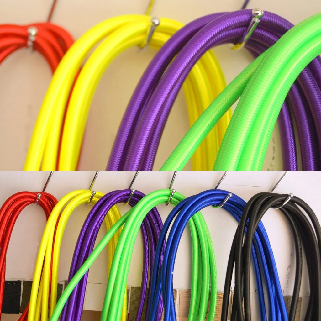 4mmx5m Elastic Bungee Rope Shock Cord Tie Down for Boat Trailer Kayaking Yatch Camping Climbing Caravans Equipment Accessories