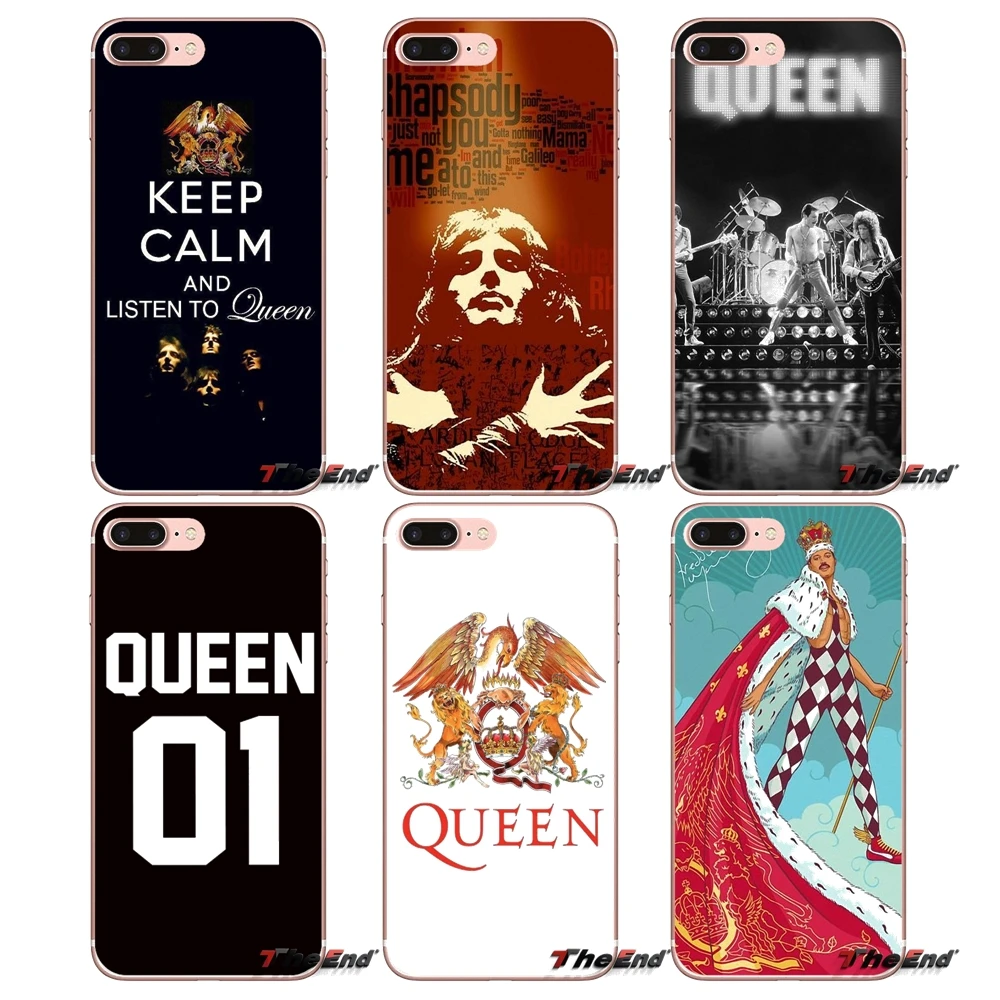 

For Samsung Galaxy J1 J2 J3 J5 J7 A3 A5 A7 2015 2016 2017 J530 J730 Fundas Coque King Queen Freddie Mercury Queen Soft Case