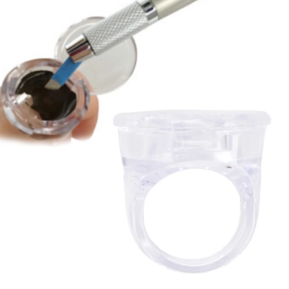 tattoo equipment pigment holder Container 2018 New eyelash extend ring cup tattoo pigments ink ring cups set fast shipping