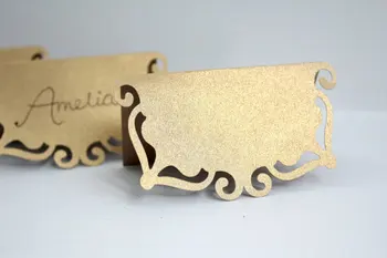 

Tent shape wedding place card number Seating Reception, Escort table cards free shipping