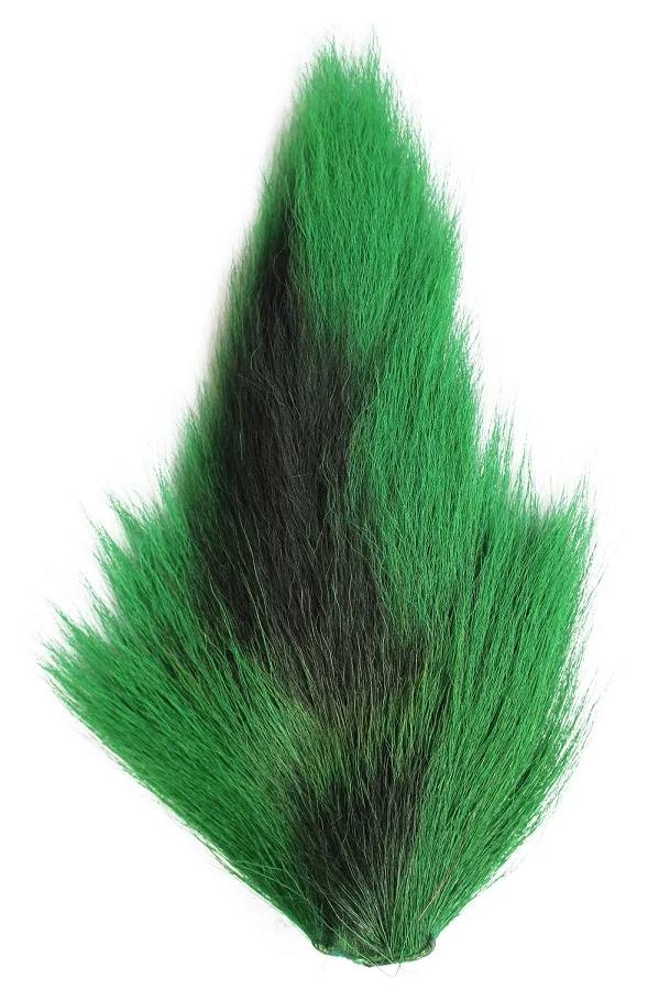 1 шт 10 цветов большие нортеновые бактейлы длинные пряди окрашенные волосы стримеры обманщики клоузеры блесна на окуня для ловли нахлыстом связывающие материалы - Цвет: Green