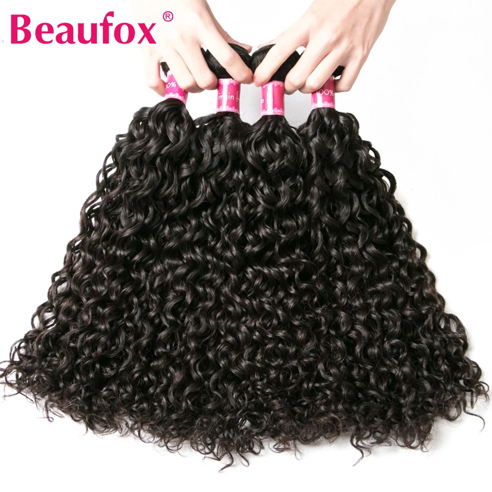 Beaufox Peruvian Water Wave Bundles With Closure Pre-plucked 100% Remy Human Hair Bundles With Closure 3 Bundle With Closure Beaufox Peruvian Water Wave Bundles With Closure Pre-plucked 100% Remy Human Hair Bundles With Closure 3 Bundle With Closure