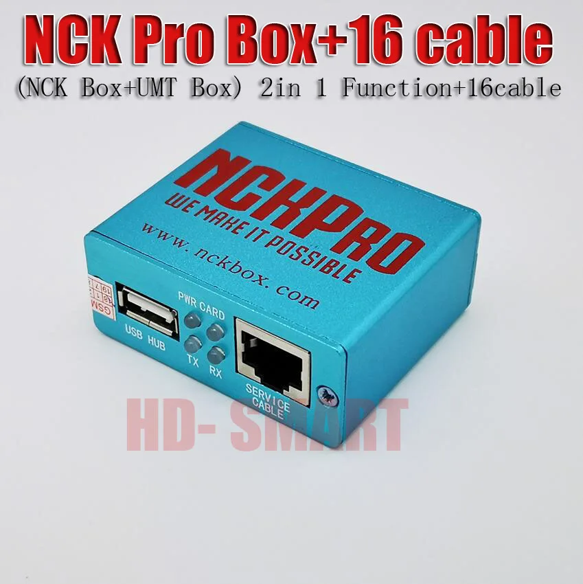 Новейший NCK Pro box NCK Pro 2 box(поддержка NCK+ UMT 2 в 1) для huawei+ 16 кабелей