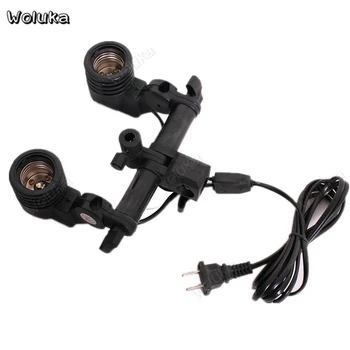 

Double Lamp Holder Base with 2.5m Cable Independent Switch Photo Studio Photography Lighting Photographic Equipment CD50 T10