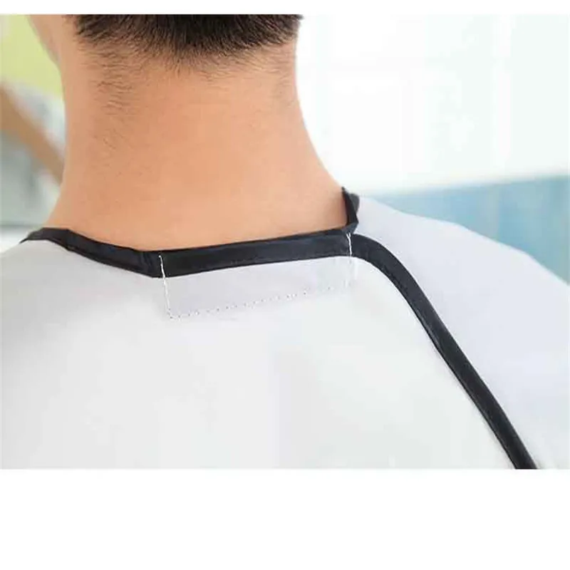 Pongee Male Beard hairdressing haircut Care Shave Apron Bib Trimmer Facial Hair Cape Sink Shaving Waterproof Barber Beard Aprons