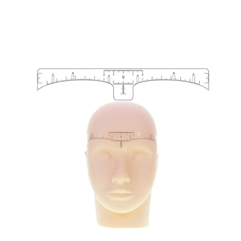 

5pcs/lot Disposable Accurate Permanent Makeup Eyebrow Shaping Tools Eyebrow Measurement Ruler Sticker For tattoo