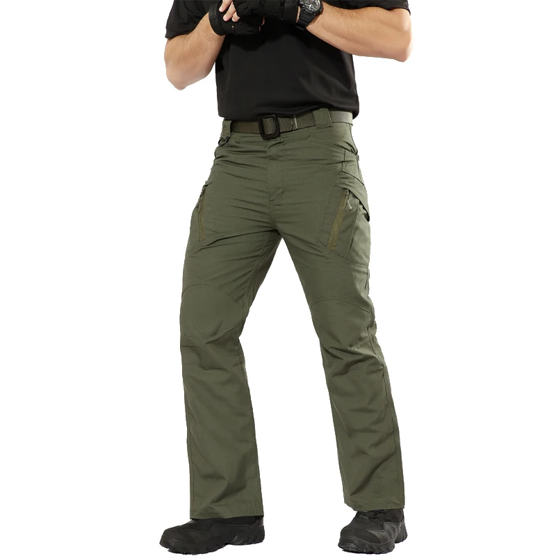 IX9 хлопковые прочные водонепроницаемые камуфляжные военные брюки с несколькими карманами, мужские тактические брюки-карго, армейские брюки для рыбалки, охоты