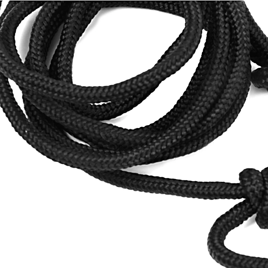 2m Black Archery Nylon Bow Stringer Bowstringer For Recurve Bow Longbow Thread - Archery Accessories String Serving Tool