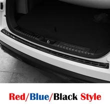Stainless Steel For Mitsubishi Eclipse Cross 2018 Rear Bumper Protector Sill Scuff Plate panel Cover Trim Car styling accessorie high quality stainless steel rear windowsill panel rear bumper protector sill for hyundai tucson 2015 2016 2017 2018 car styling