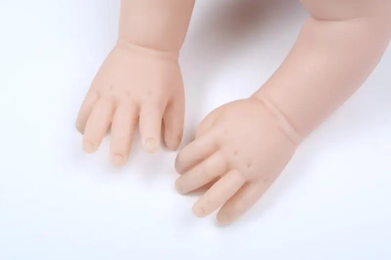 Npkколлекция 20 дюймов Неокрашенная пустая Кукла reborn baby doll Набор Хорошее качество силиконовый винил Bebe Bonecas кукла комплект