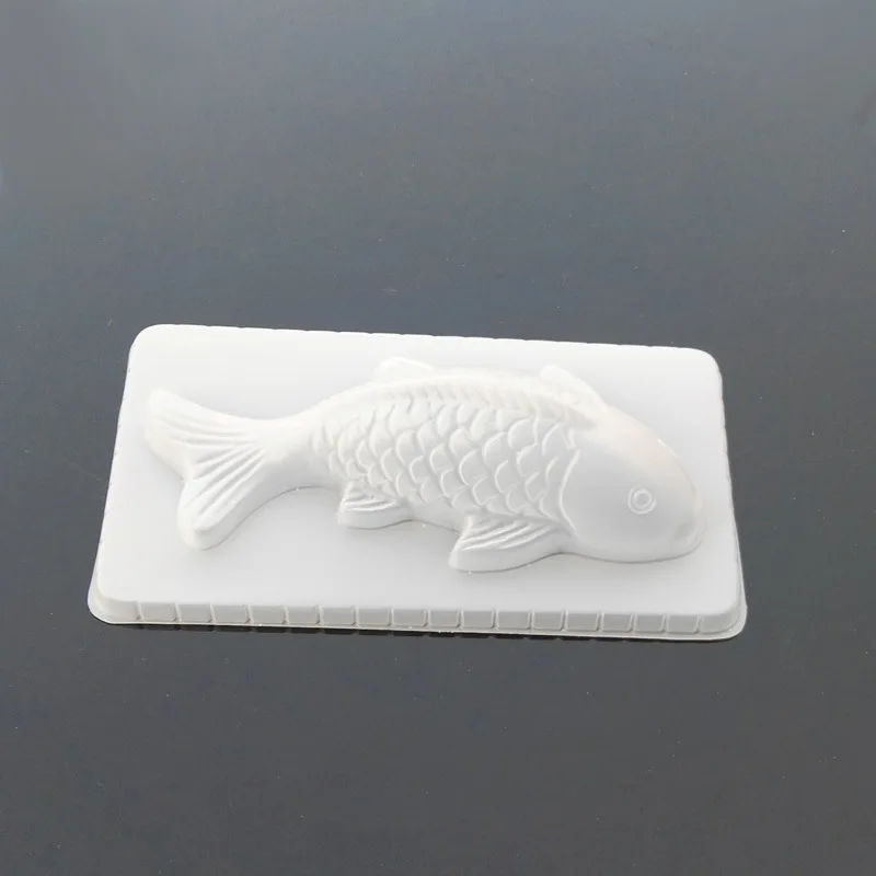 Формы в виде рыбки DIY 3D Koi рыба карп плесень пластик желе ручной работы Sugarcraft плесень торт пудинг Шоколадный Плесень выпечки инструмент Tablewrae