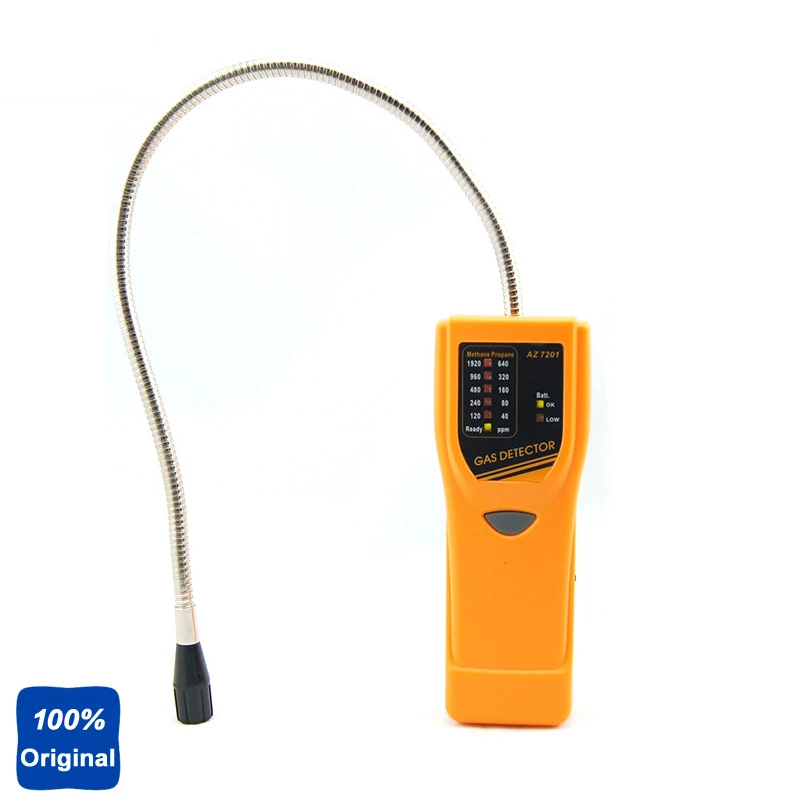 Handheld Propane Test Gas Leakage Tester Methane Gas Leak Detector AZ