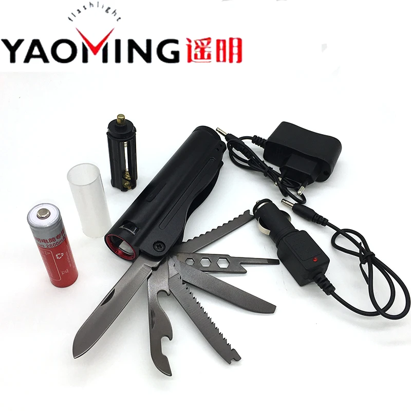 Led Flashlights Mini Tactical Knife Flashlights Led Flashlights Cree Q5 2000lm Multifunction