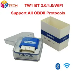 TONWON TW1 BT 3,0/4,0/Wi-Fi лучше, чем супер мини ELM327 OBD2 автомобиля диагностический инструмент ELM 327 OBDII протокол Икар PRO ForAndroid/IOS