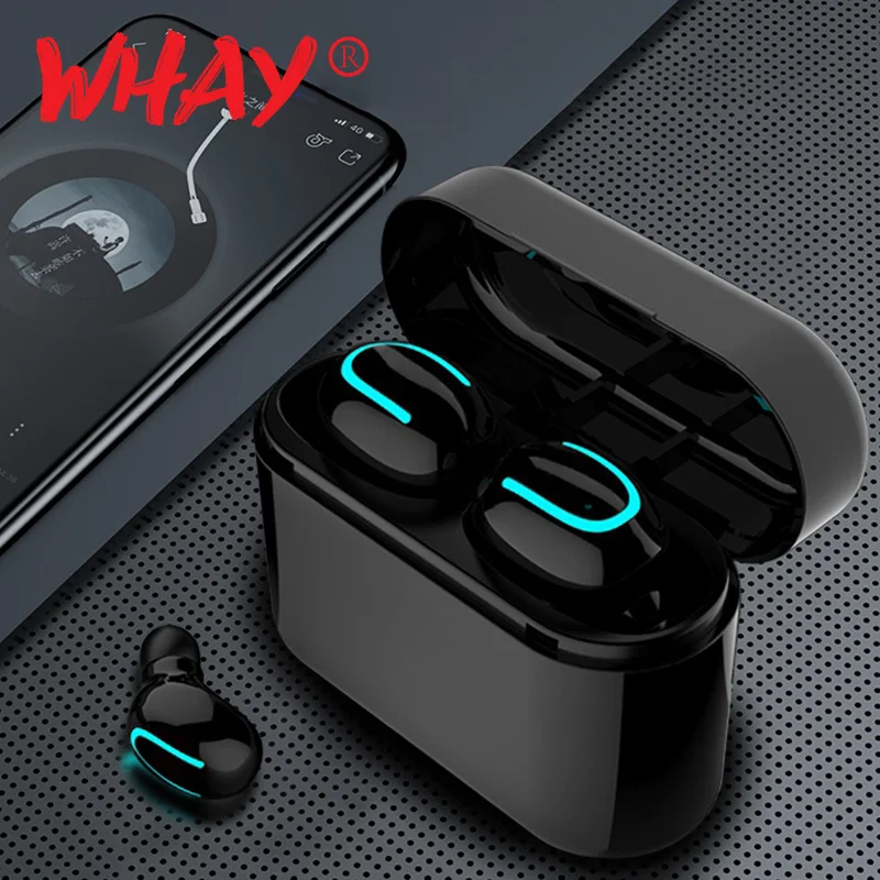 

Bluetooth Wireless Headphones 5.0 Stereo Earbuds TWS Earphone Blutooth Headset with Charging Box Microphone Bluetooth Earphones