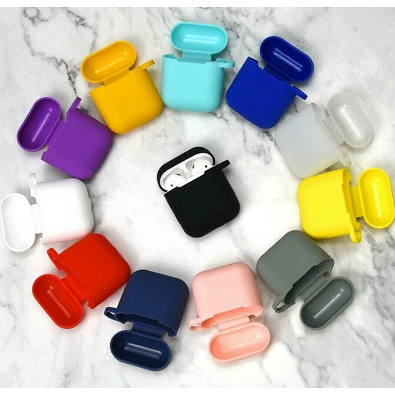 

Soft Silicone Case For Apple Airpods Protector Airpod Case Cover Cute Luxury Funda Bluetooth Earphone Pouch Accessories Air Pods