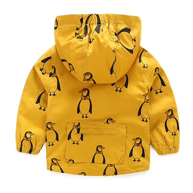 Пальто для маленьких мальчиков осень г. Весна горячее предложение детская ветровка с капюшоном хлопковая куртка Обувь для мальчиков детский дождевик