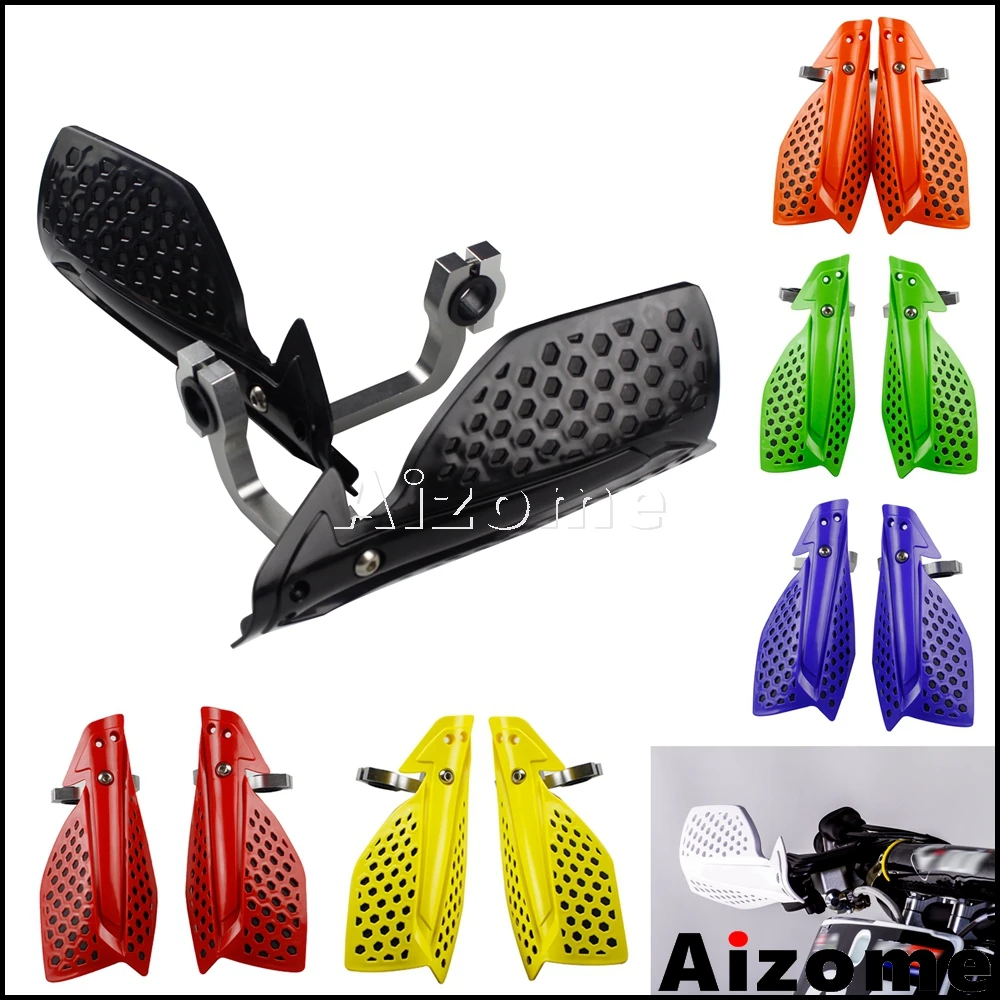 Universal 22mm 28mm Motorcycle Handlebar Handguard For Yamaha Suzuki Honda Motocross Hand Bar Protection Dirt Bike Guards | Автомобили и