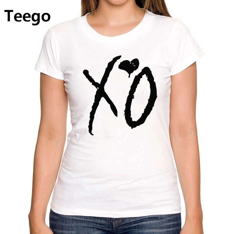 Дизайн футболка Для женщин XO OVOXO Weeknd Футболка мужская девушек BNWT октябрей