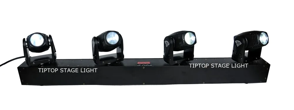 TP-L410A TIPTOP RGBW 4in1 светодиодный луч перемещение головы свет сценический диско DJ вечерние бар света 4*10 Вт американский luminus Pin пятно 90 В-240 В