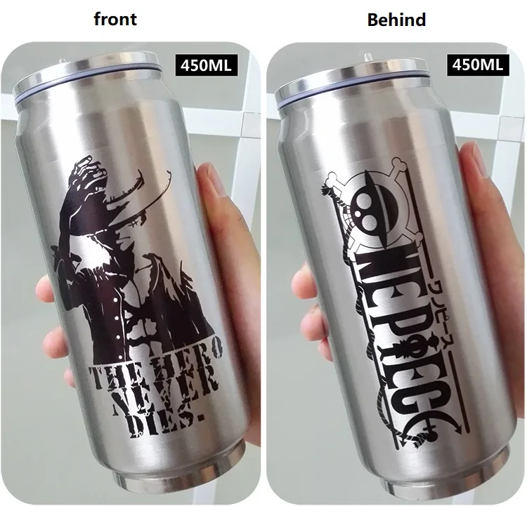 Goedkoop Oussirro 300 Ml 500 Ml Pure Kleur Rvs Totoro Een Stuk Thermos Beker Met Creatieve Cover Kinderen Sap stro Cup