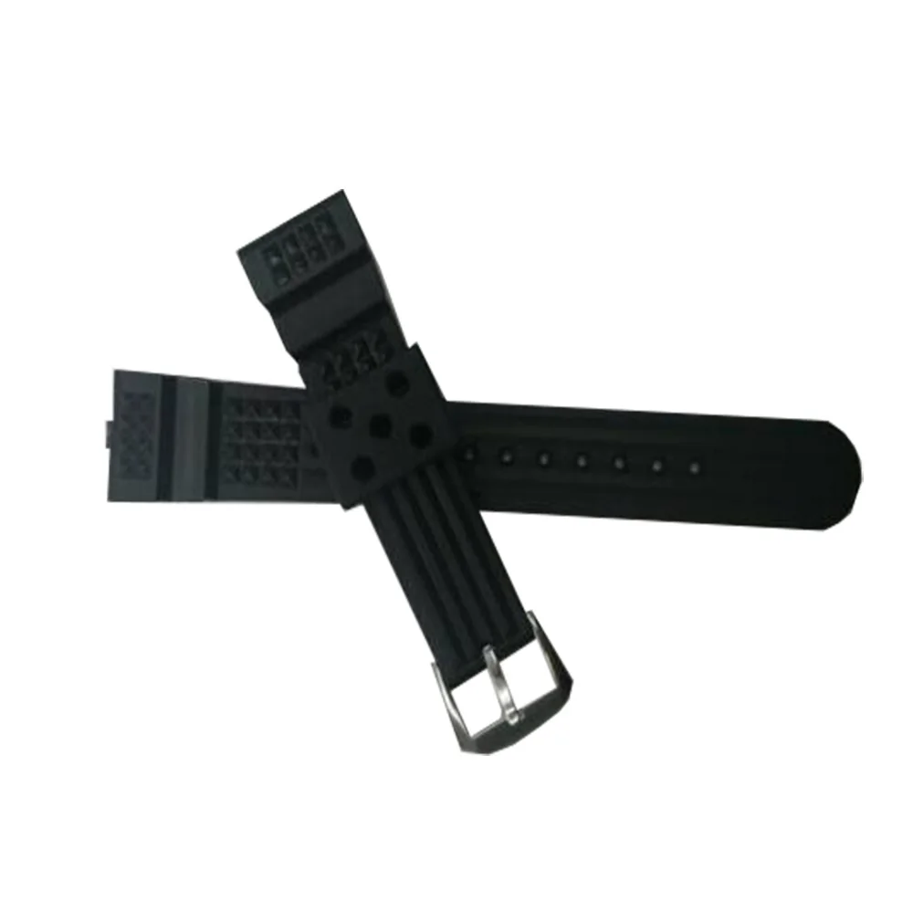Мягкий резиновый вафельный ремешок для часов HIMQ MM300 SBDX001/012/01 6105 22 мм|Ремешки часов|