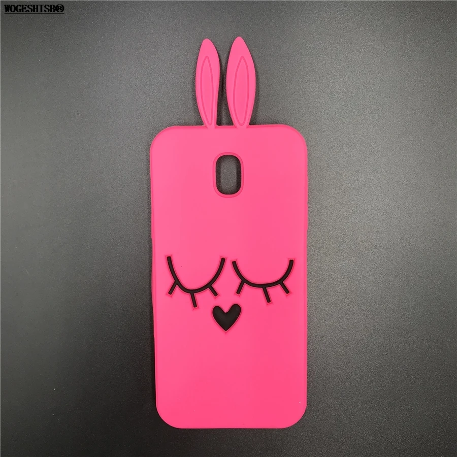 3D Cartoon Minnie Cat Stitch Case for Samsung Galaxy 2017 EU Version J3 J330 J5 J530 J7 J730 Pro Case Soft Silicone Cover Cases