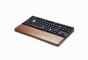 

Wooden Wrist Rest Walnut Wenge wood for mechanical keyboards gh60 xd60 xd64 80% 87 100% 104 xd84 tada68