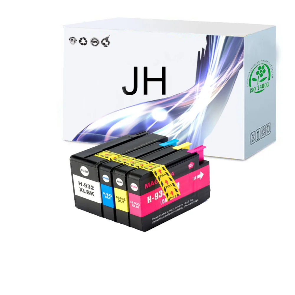 Jinghuang картридж совместимый для hp 932 933 932XL 933XL для hp Officejet 6100 6600 6700 7110 7610 7612 7510 7512 printe