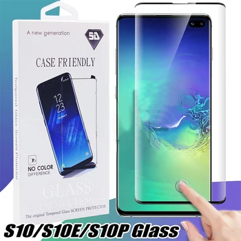 

Case Friendly Tempered Glass For Samsung Galaxy S10 5G S9 Note 9 Note8 S8 Plus S7 Edge 3d Curved Case Version Screen Protector