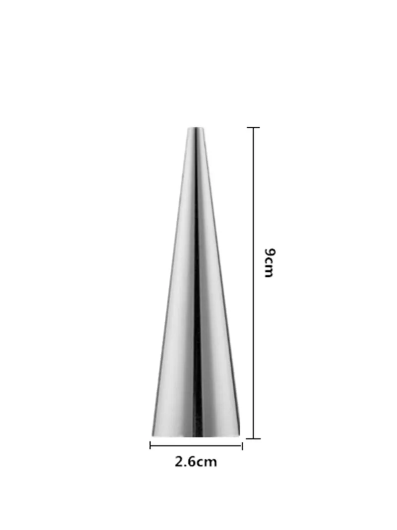 5 шт./лот DIY конусы для выпечки из нержавеющей стали спиральные круассан трубы Рог хлеб кондитерских изделий плесень инструменты форма для торта принадлежности для выпечки