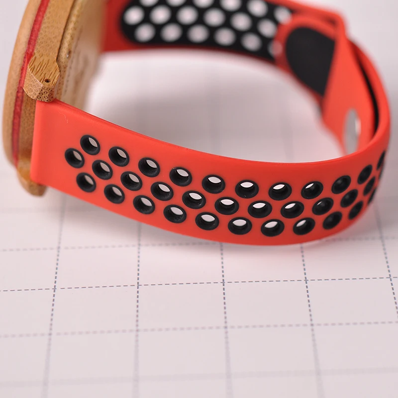 Relogio Masculino BOBO BIRD Silicone Watch Men Bamboo Wood Women Watches Quartz erkek kol saati Accept Logo Drop Shipping