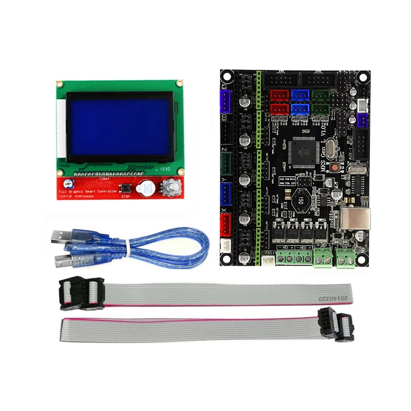 

3D Printer Accessories MKS GEN L Motherboard +12864LCD Display Open Source Firmware Marlin