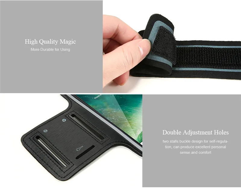 Мобильная повязку чехол спортивный мешок руки спортзал работает телефон чехол для iPhone 6 7 8 / Plus X XR XS / MAX руку держатель