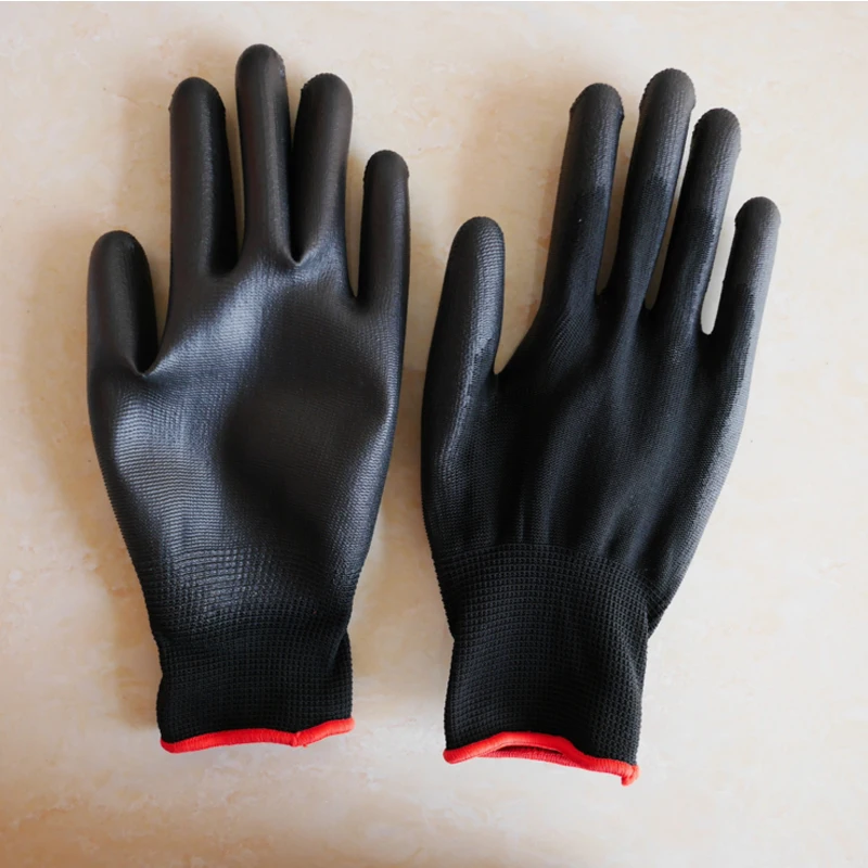 

Breathable Working Gloves Nylon Dipped Labor Protection Gloves Anti-oil Anti-friction Antiskid Garden Cut Protection